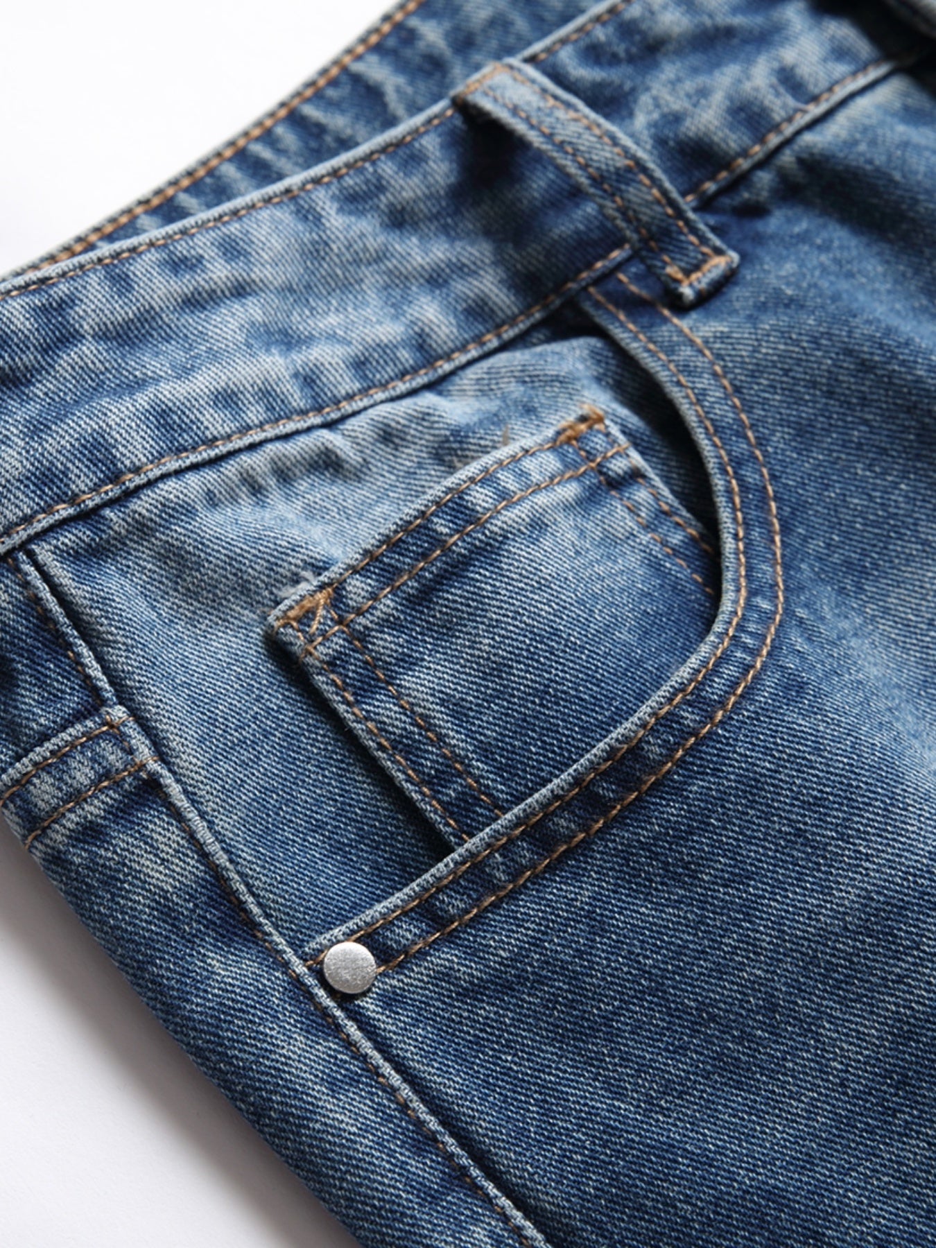 Men's Casual Ripped Denim Jeans
