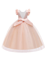 Ruffled Sleeves Princess Dress for Girls