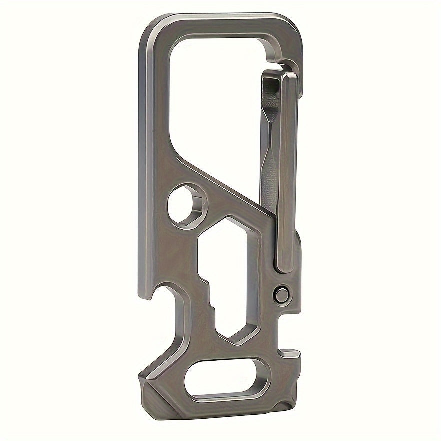 Titanium Alloy Hanging Buckle Keychain for Camping Travel
