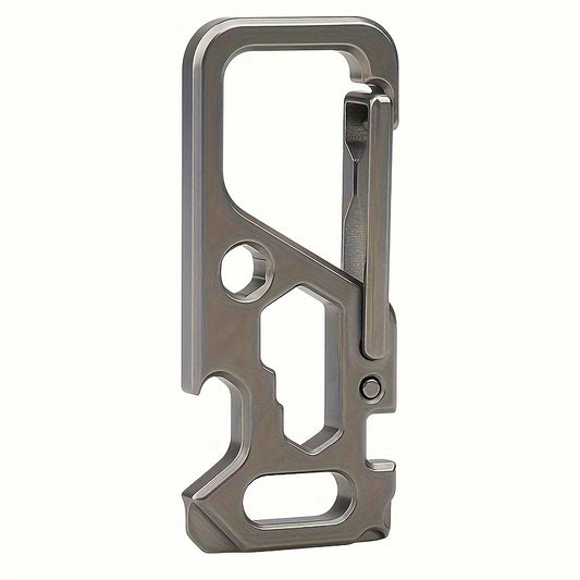 Titanium Alloy Hanging Buckle Keychain for Camping Travel
