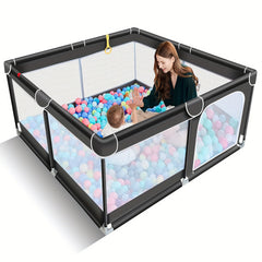 BAIYI Baby Playpen For Toddler Safe Large Play Yard Baby Gate