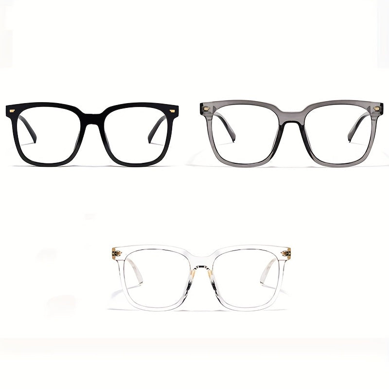 3Pcs Light Blocking Glasses Oversized Grey