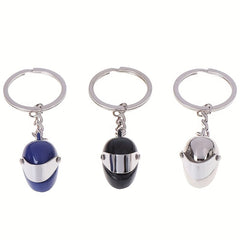 Motorcycle Bicycle Helmet Key Chain Keyring Gift For Men Boyfriend