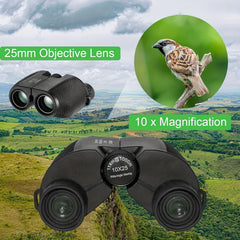 Compact Portable HD Binoculars For Travel Camping Hiking