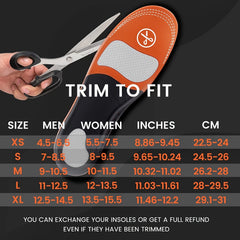 Plantar Fasciitis Arch Support Insoles Men Women Gel Insoles