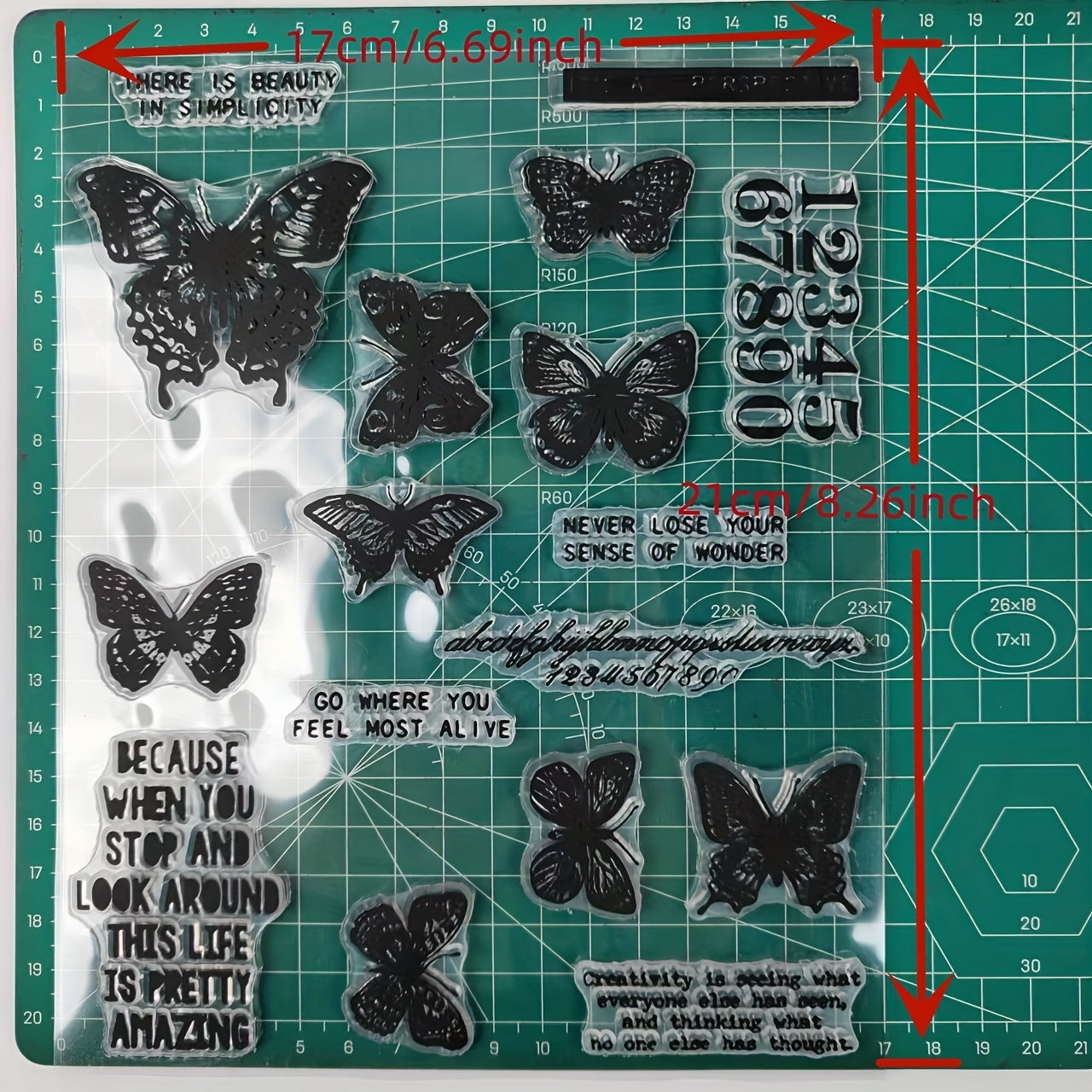 Butterfly Clear Stamps Scrapbooking DIY Greeting Card Embossing