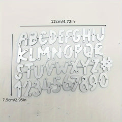 DIY Metal Embossing Scrapbooking Cutting Mold - Letter Number Mold