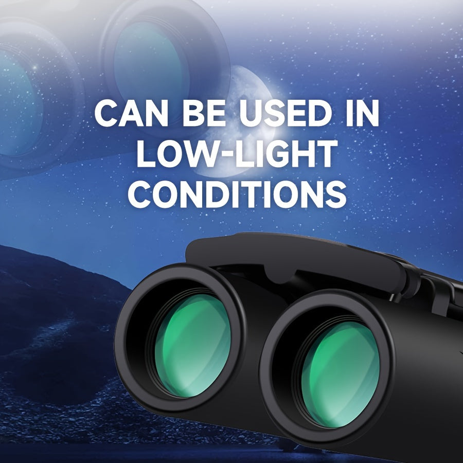 200x25 Powerful Binoculars Portable HD for Camping Hiking