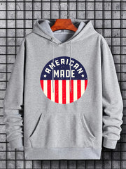 Graphic Print Hoodie for Men