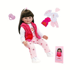 Soft Touch Reborn Doll for Kids, Halloween/Christmas/Birthday Gift