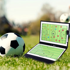 Portable Soccer Coaching Board with Magnetic Strategy Kit