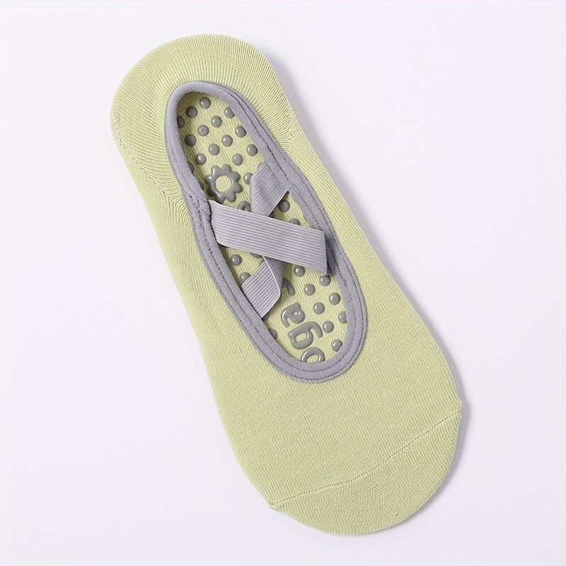 Breathable Yoga Socks Non-slip Cross Strap Sports Socks