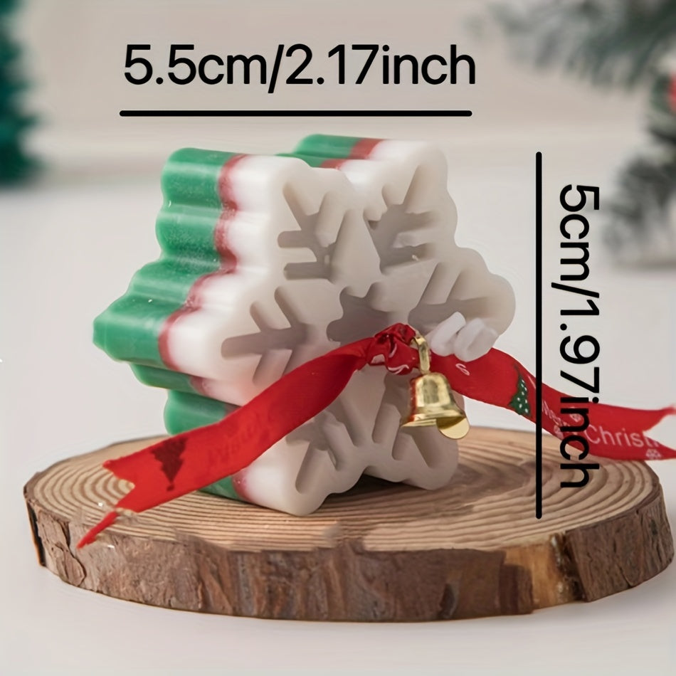 Christmas Snowflake Aromatherapy Candle Winter Decoration