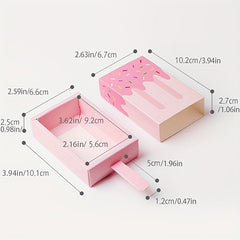 10pcs Colorful Ice Cream Candy Boxes For Party