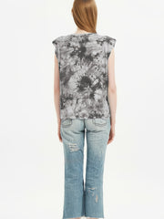 Tie Dye Crew Neck Sleeveless Top Summer Tank Top Women's Clothing