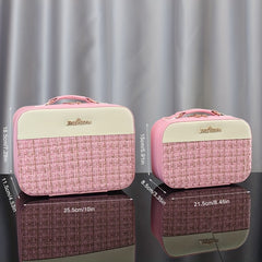 Portable Makeup Organizer With Mirror & Brush Holder