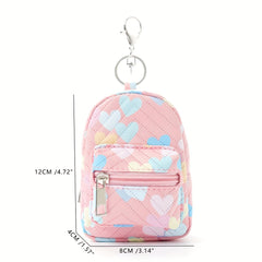 Zipper Bag Coin Purse for Kids Backpack Pendant