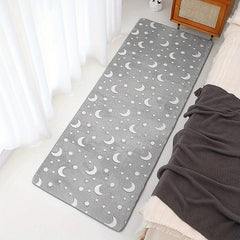Modern Bedroom Long Bedside Carpet Non slip Washable Home Decor Carpet
