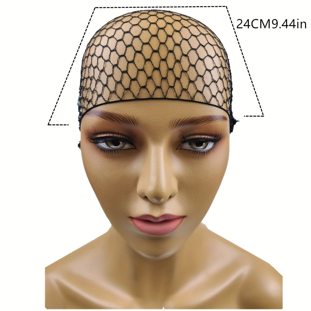 Hair Net Mesh Weaving Wig Hair Net Making Caps for Women Hair Bun Making