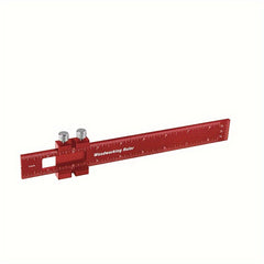 Precision Pocket Ruler For Woodworking Inch Metric T Score Square Ruler