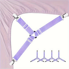 Adjustable Triangle Bed Sheet Holders Clips