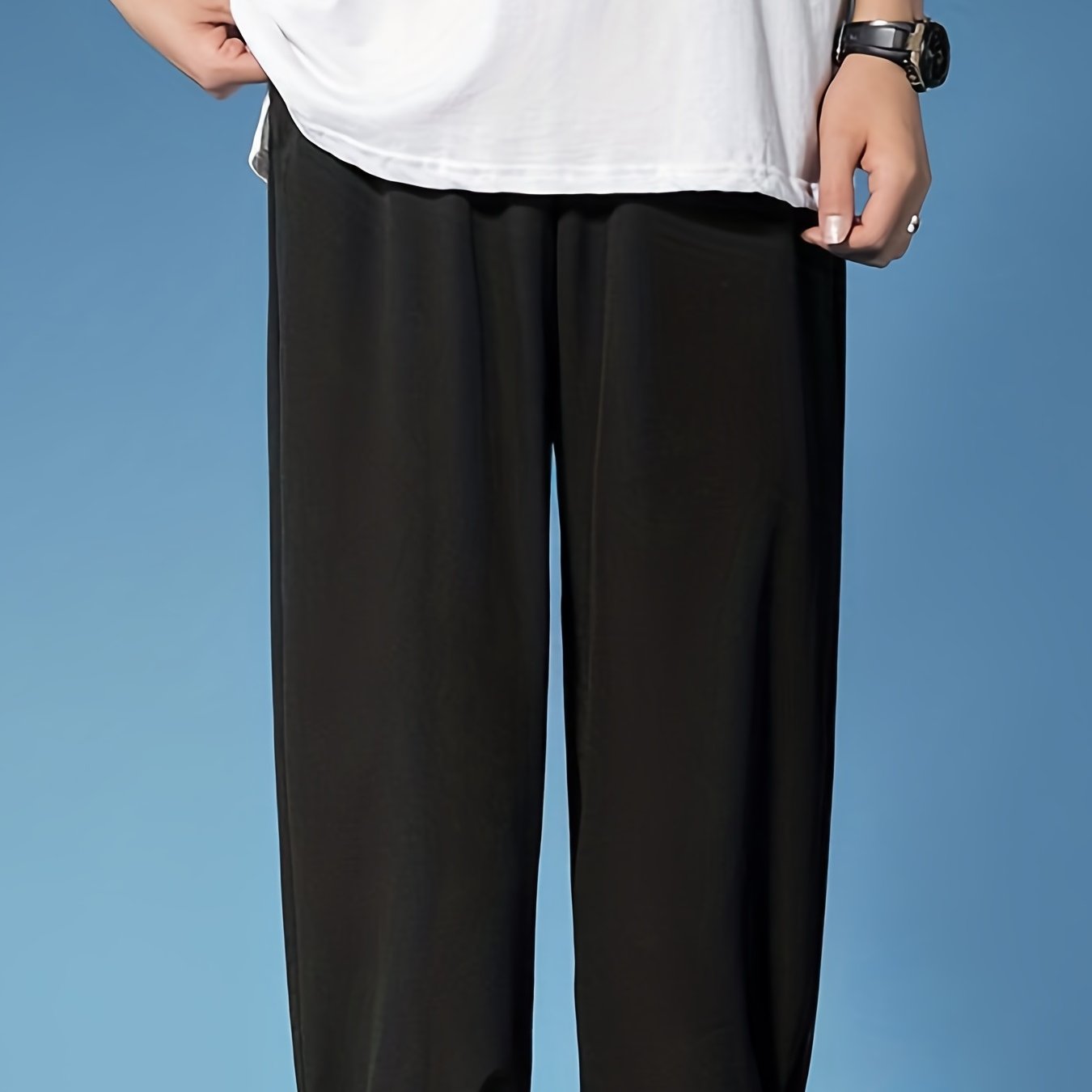 Comfortable Drawstring Joggers Men's Pants for Outdoor