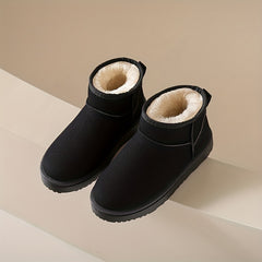 Women's Winter Short Boots Faux Fur Lined Snow Shoes