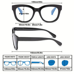 Light Blocking Glasses for Women Men Anti Eyestrain & UV Glare