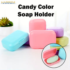 Travel Soap Holder Rectangular Plastic Storage Box Bathroom Accessories