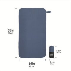 Quick Dry Microfiber Beach Towel with Mesh Bag Lightweight & Absorbent