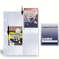 Card Book Album Loose Leaf Core - 180 Card Slot Replacement Name & Photo Storage