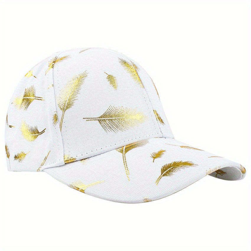 Feathers Baseball Cap Retro Outdoor Sports Classic Street Sunscreen Cap