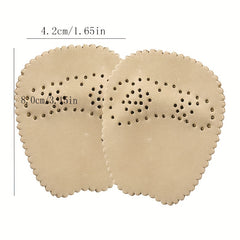 Breathable High Heel Ball of Foot Cushions - Sheepskin Non-slip Stickers