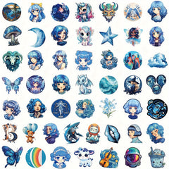 50pcs Graffiti Stickers For Suitcases Helmet Skateboard Scrapbook DIY Creative