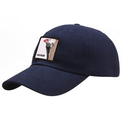 Animal Embroidery Patch Baseball Cap Cotton Sun Hat Adjustable Dad Hats