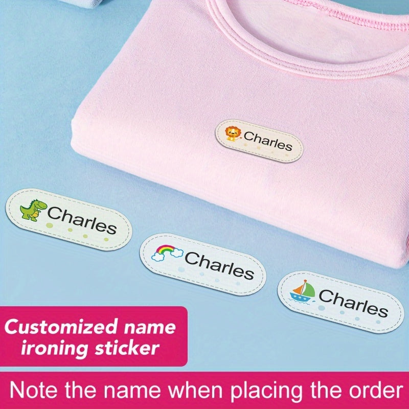 Custom Waterproof Clothing Name Labels Personalized Iron-On Marking