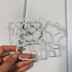 Animal Metal Cutting Dies And Stamps Set For Decoration