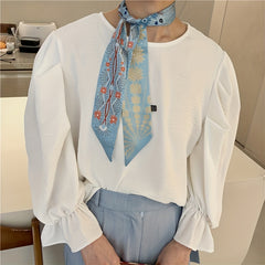 Daisy Ribbon Scarf Girl Wrap Bag Hair Band Neck Scarf
