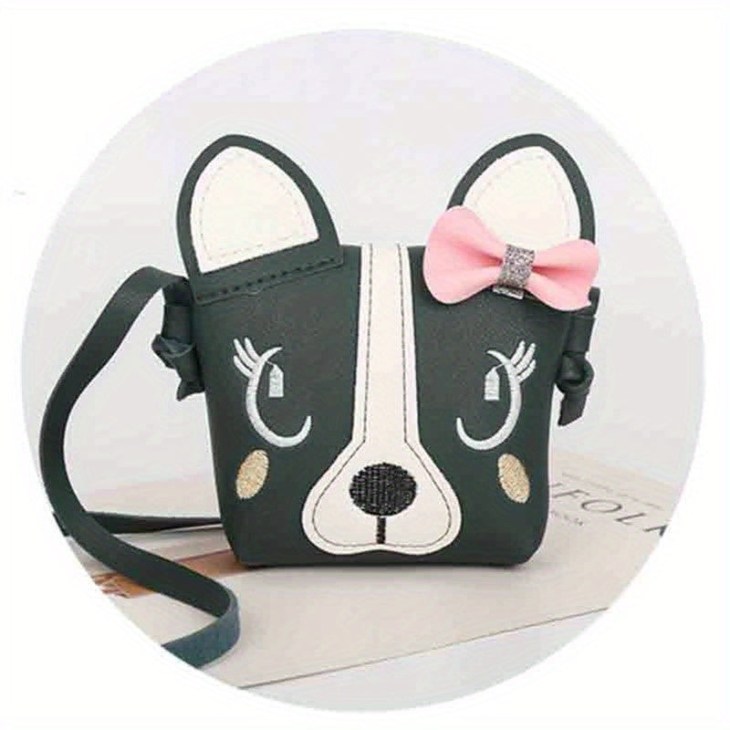 Little Girl Purses Cartoon Messenger Bag With Bowknot