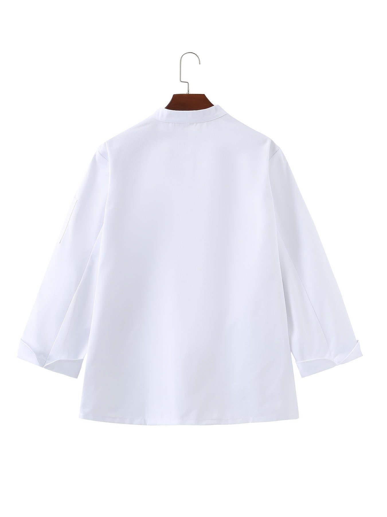 Long Sleeves Button Boat Neck Work Overalls For Chef