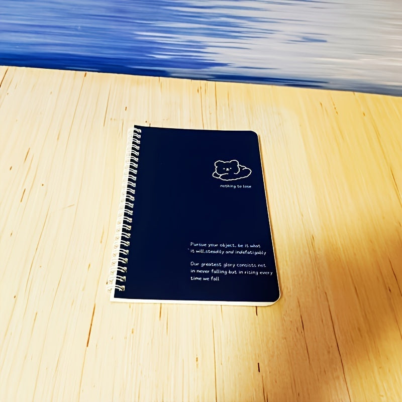 Student Coil Notebook A5 - 360u00b0 Flip Pages - College Office Writing Pad