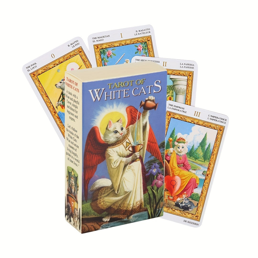 Tarot Of The Cats Fate Tarot Deck Board Games Toy