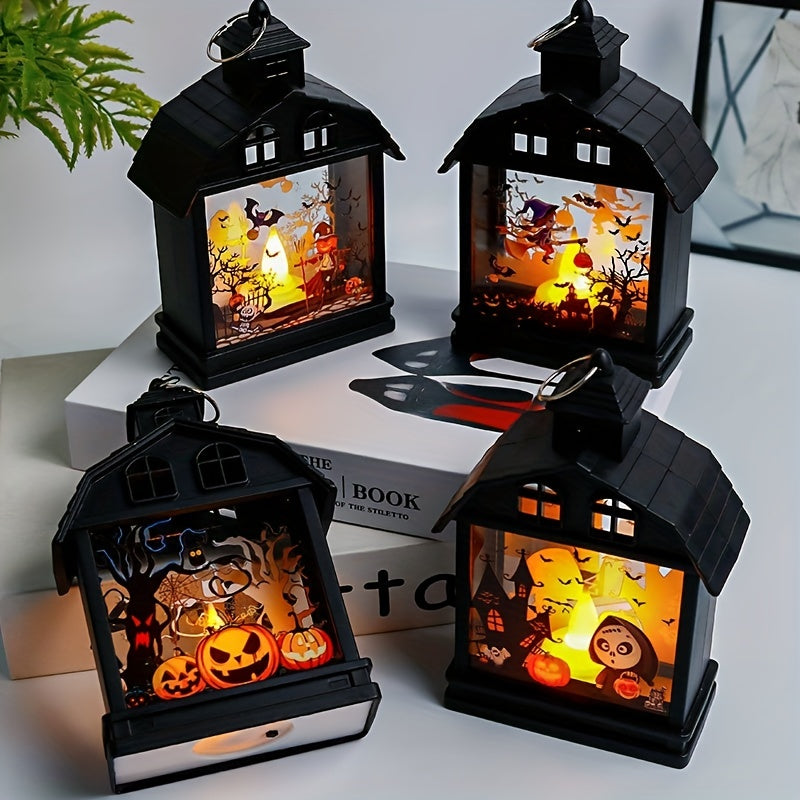 Halloween Pumpkin Lantern Decoration Candle Lamp