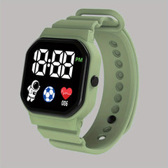LED Screen Watch With Silicone Band - Holiday Gift