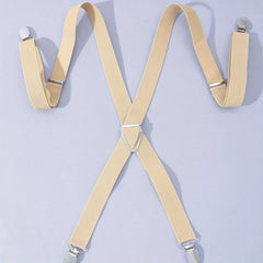 Men's Elastic Suspenders Preppy Shoulder Strap