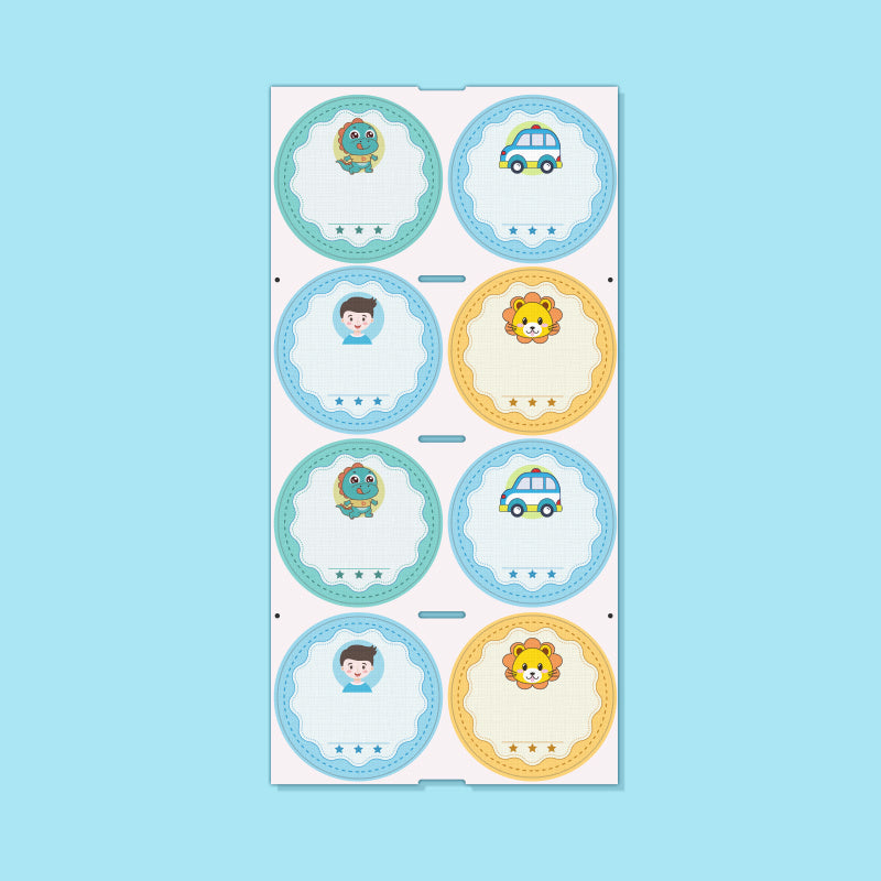Custom Fabric Labels 48pcs, for Clothes, School, Daycare, Sport