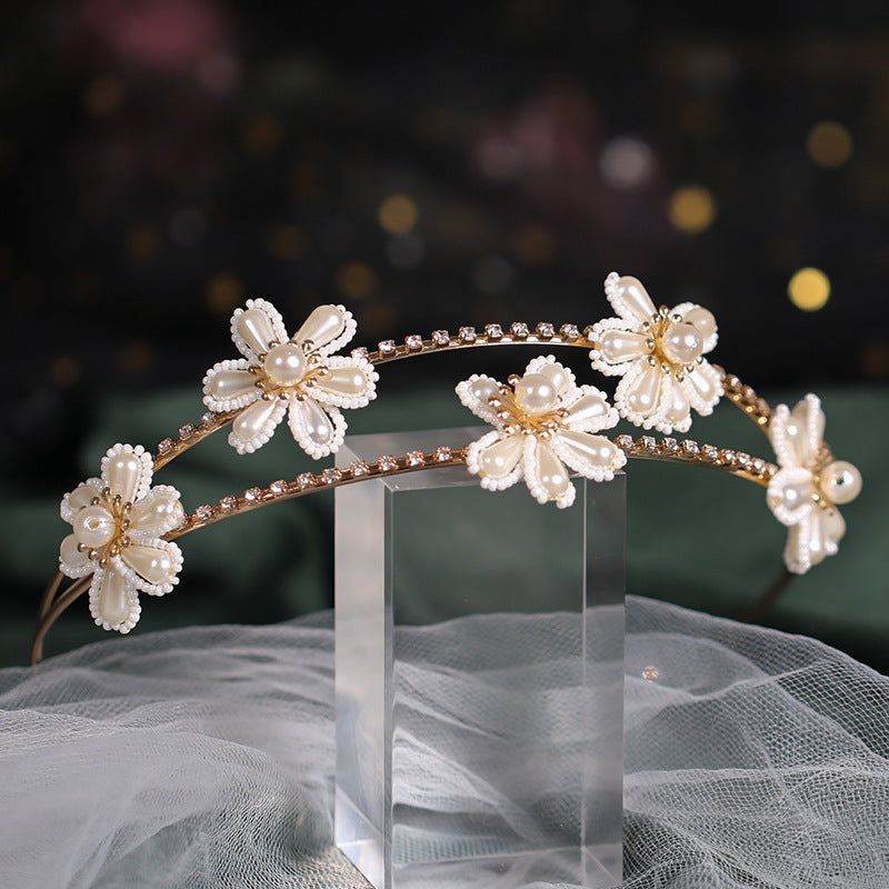 Crystal Rhinestone Tiara for Women Baroque Queen Hair Accessory