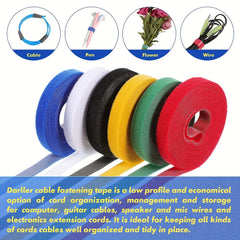 Magic Self Adhesive Tape Strap Hook Loop Fastening Tape