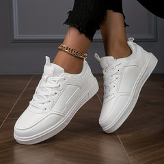 Women's Lace-Up Skate Shoes Lightweight Outdoor Sneakers