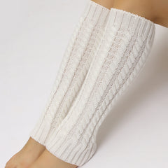 Women's Winter Leg Warmers Crochet Knitted Boot Cuffs